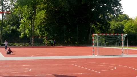 Co w gminie piszczy? Uczniowie wąbrzeskich szkół nie mogą narzekać na brak bazy sportowej. Fot. Lech Przybyliński