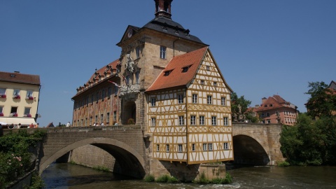 Bamberg Ratusz. Fot. Wieńczysław Bykowski