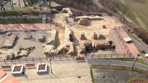 Pozostałości zamku. Fot. Tomasz Kaźmierski