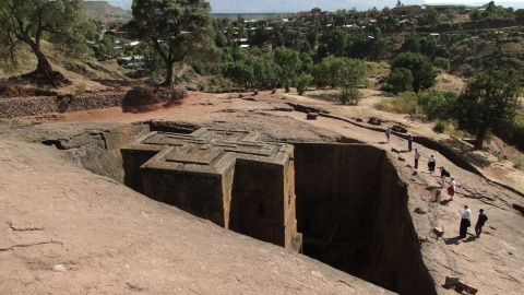 Lalibela - kościół. Fot. Radosław Kożuszek