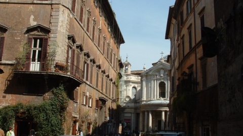 Typowy zakątek w okolicach Piazza Navona. Fot. Rafał Toczko
