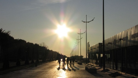 Gruzja: Batumi - promeda nadmorska. Fot. Radosław Kożuszek
