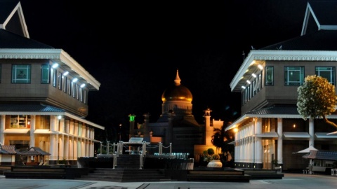 Stolica państwa Brunei - Bandar Seri Begawan. Sułtanat Brunei. Fot. Radosław Kożuszek