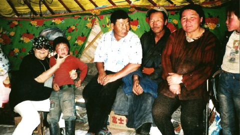 2007 - Mongolia - wizyta w rodzinie Szamana.