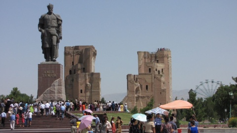Szahrisabz - pozostalosci rezydencji Tamerlana. Fot. Radosław Kożuszek