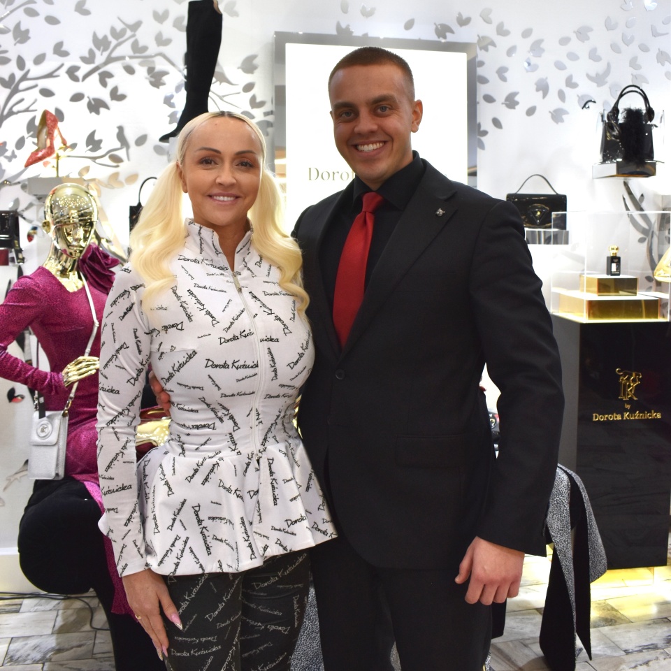 O wspólnej pracy i pasji w branży modowej opowiadali Dorota Kuźnicka i Michał Kuźnicki/fot: nadesłane