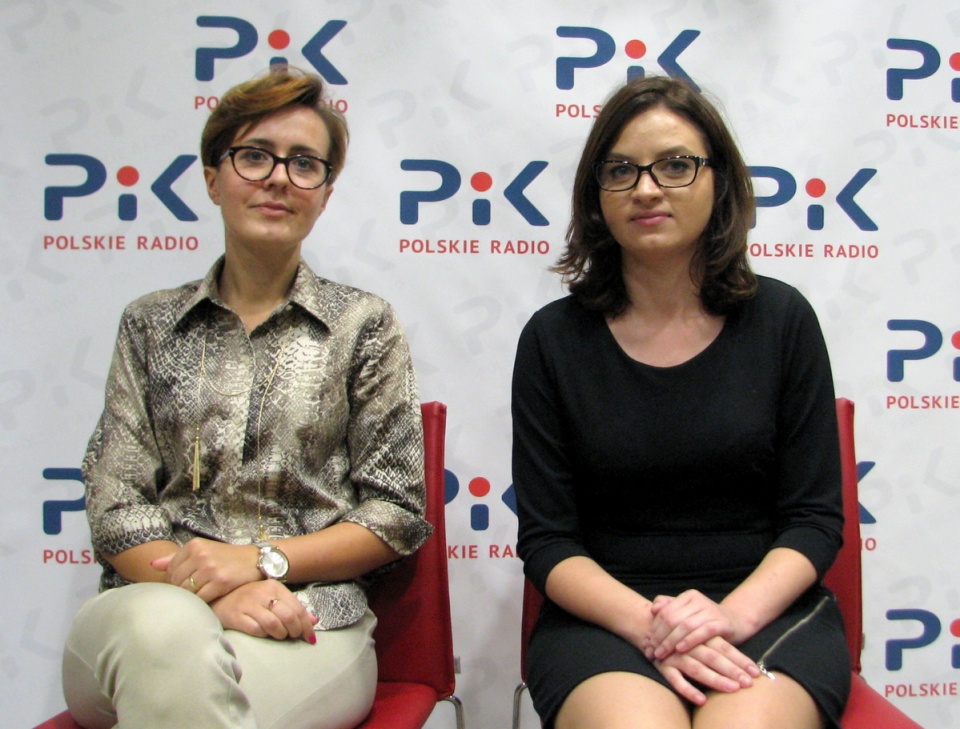 Na zdjęciu: Iza Kosierb - adwokat i Weronika Erdmann - aplikantka i najmłodsza bohaterka dokumentu pt. "Kobiety Adwokatury".