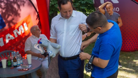 Ciechocinek, Burmistrz, pan Jarosław Jucewicz (Fot: Janusz Wiertel)