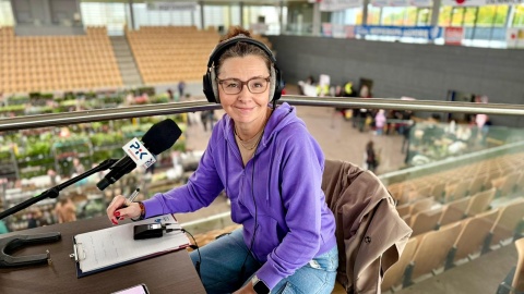 Audycję prowadziła Małgorzata Burchardt/fot.: Izabela Langner