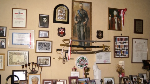 Z wizytą u Komandora Romana Rakowskiego. Fot. Henryk Żyłkowski