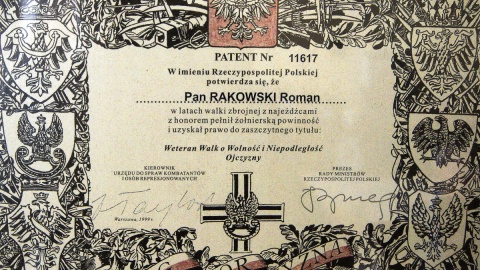 Z wizytą u Komandora Romana Rakowskiego. Fot. Henryk Żyłkowski