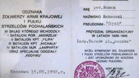 Z wizytą u Komandora Romana Rakowskiego. Fot. Henryk Żyłkowski