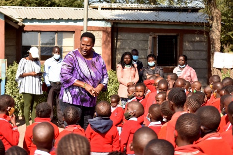 Społeczna szkoła Osimlai edukuje masajskie dzieci. Fot. nadesłane