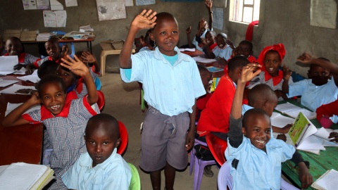 Społeczna szkoła Osimlai edukuje masajskie dzieci. Fot. nadesłane