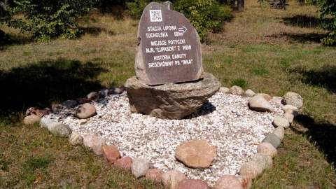 Historia walk Żołnierzy Niezłomnych w Borach Tucholskich w latach 40-tych XX wieku, upamiętniona przez mieszkańców okolic. Fot. Henryk Żyłkowski