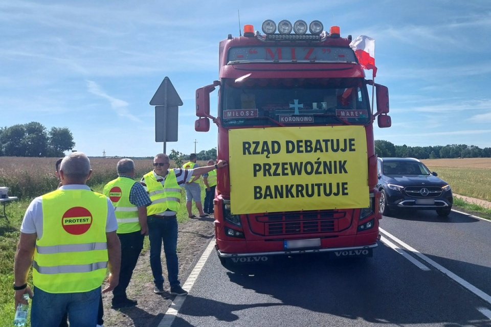 Przewoźnicy z regionu spotkają się z wojewodą. W razie braku porozumienia, chcą zorganizować ogólnopolski protest we wrześniu w Warszawie/Fot. Żaneta Walentyn, archiwum