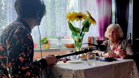 Pani Irena Krach przeżyła Krwawą Niedzielę na Wołyniu. Fot. Michał Zaręba/PR PiK