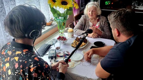 Pani Irena Krach przeżyła Krwawą Niedzielę na Wołyniu. Fot. Michał Zaręba/PR PiK