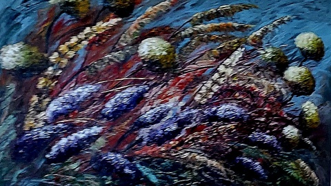 Obrazy Mateusza, syna pani Justyny. Fot. nadesłane/z albumu rodzinnego pani Justyny