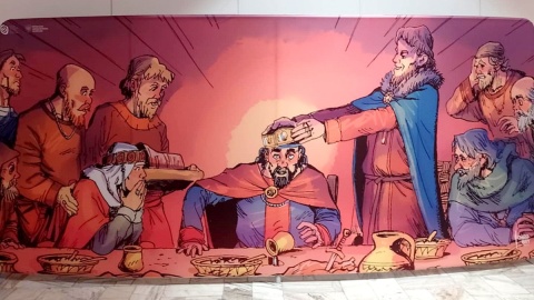 Z wizytą w „Muzeum Początków Państwa Polskiego” w Gnieźnie. Fot. Michał Zaręba/PR PiK