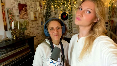 Adriana Andrzejewska-Kuras i bohater reportażu. Fot. nadesłane