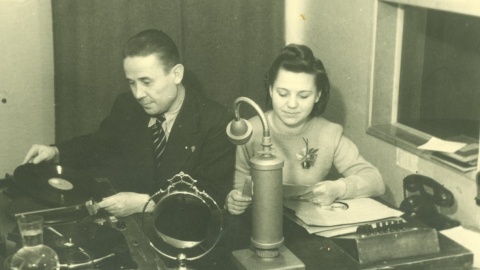 Sabina Aleksandrowicz i Stanisław Kozłowski w studiu
