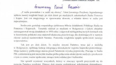 Życzenia od Wicewojewody Kujawsko-Pomorskiego Elżbiety Rusielewicz