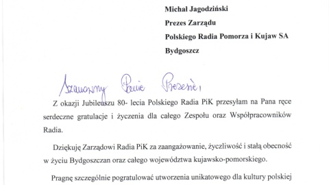 Życzenia od Poseł na Sejm RP Grażyny Ciemniak