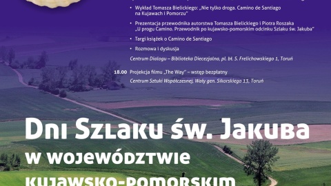 Plakat Dni Szlaku św. Jakuba w województwie kujawsko-pomorskim