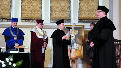 Prezydent RP Bronisław Komorowski Doktorem Honoris Causa UKW. Fot. Ireneusz Sanger