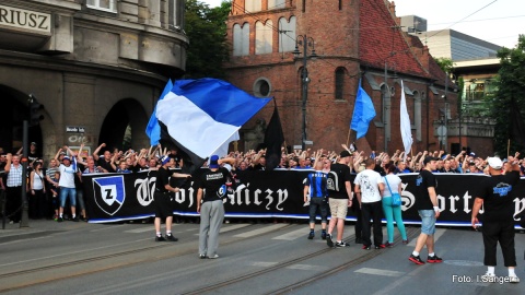 W Bydgoszczy świętowano awans Zawiszy do piłkarskiej ekstraklasy.