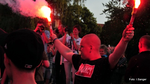 W Bydgoszczy świętowano awans Zawiszy do piłkarskiej ekstraklasy.