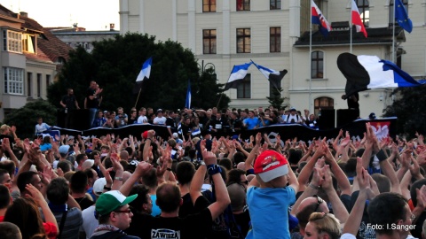 W Bydgoszczy świętowano awans Zawiszy do piłkarskiej ekstraklasy.