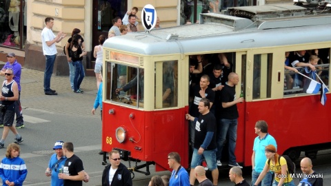 W Bydgoszczy świętowano awans Zawiszy do piłkarskiej ekstraklasy.