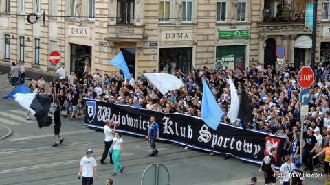 W Bydgoszczy świętowano awans Zawiszy do piłkarskiej ekstraklasy.