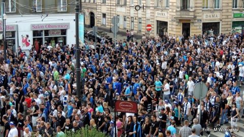 W Bydgoszczy świętowano awans Zawiszy do piłkarskiej ekstraklasy.