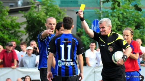 Na Wyspie Młyńskiej piłkarze ekstraklasowej drużyny zmierzyli się z VIP-ami.