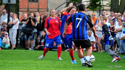 Na Wyspie Młyńskiej piłkarze ekstraklasowej drużyny zmierzyli się z VIP-ami.