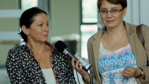 O inwestycji realizowanej już od 2010 r. mówi Barbara Maklakiewicz, zastępca dyrektora Biblioteki UKW w Bydgoszczy. Fot. Janusz Wiertel