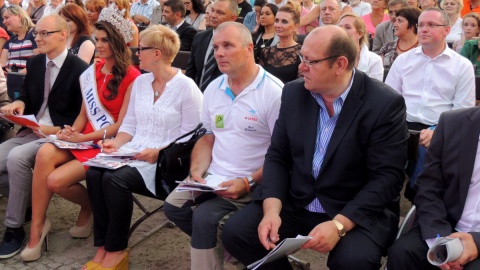 W muszli koncertowej Parku Zdrojowego w Ciechocinku odbył się I Konkurs Miss Polski na wózku. Fot. Michał Zaręba