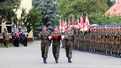 Uroczystość zmiany dowódcy Inspektoratu Wsparcia Sił Zbrojnych w Bydgoszczy. Fot. Tatiana Adonis.