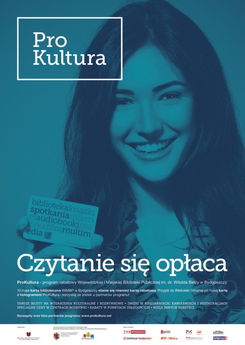 Prokultura- oferta dla korzystających z bydgoskich bibliotek