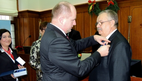 Medal Gloria Artis dla Wiesława Zajączkowskiego