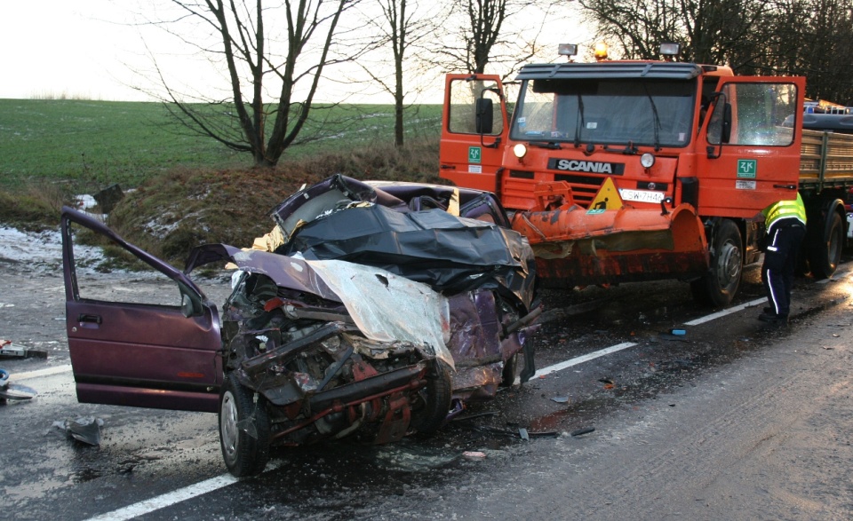 Do tragicznego wypadku doszło w Polskim Konopacie. Foto: policja