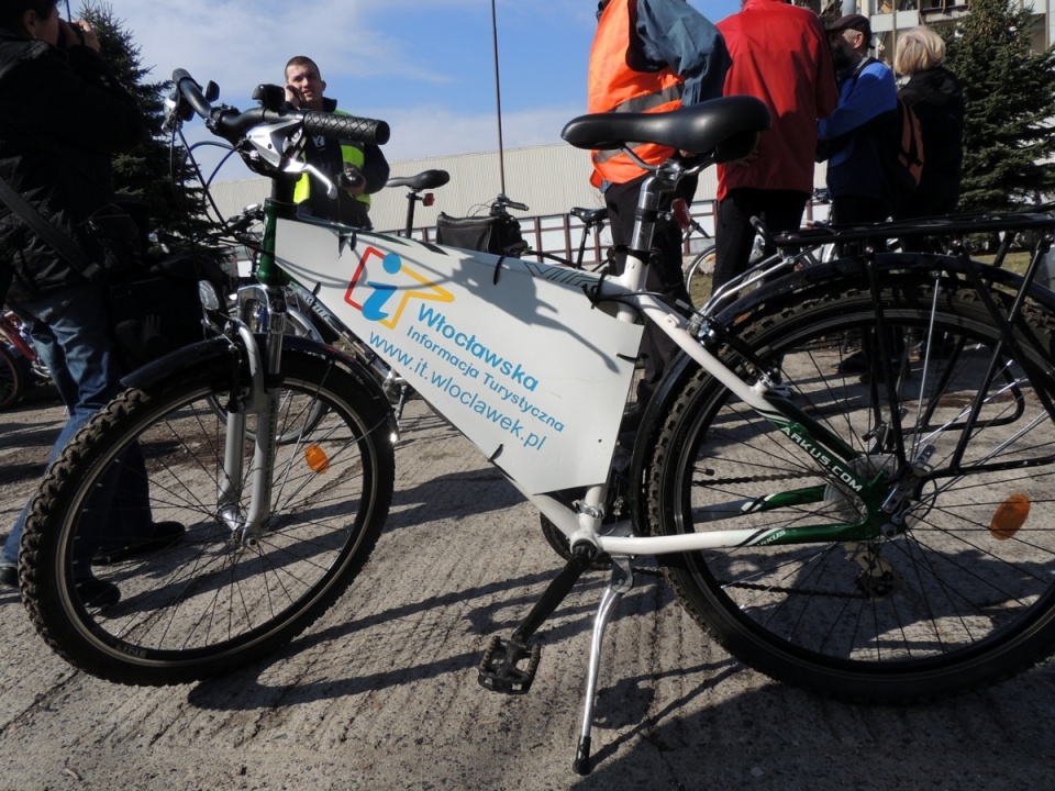 Rajd im. Agnieszki Sobańskiej zainaugurował we Włocławku tegoroczny sezon rowerowy. Fot. Marek Ledwosiński