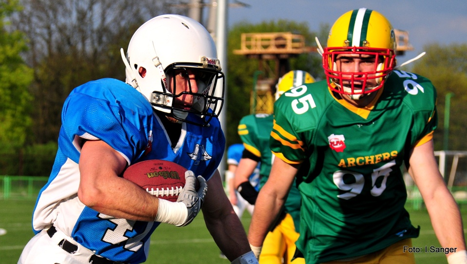 Bydgoszcz Archers - Angels Toruń 24:35. Fot. Ireneusz Sanger