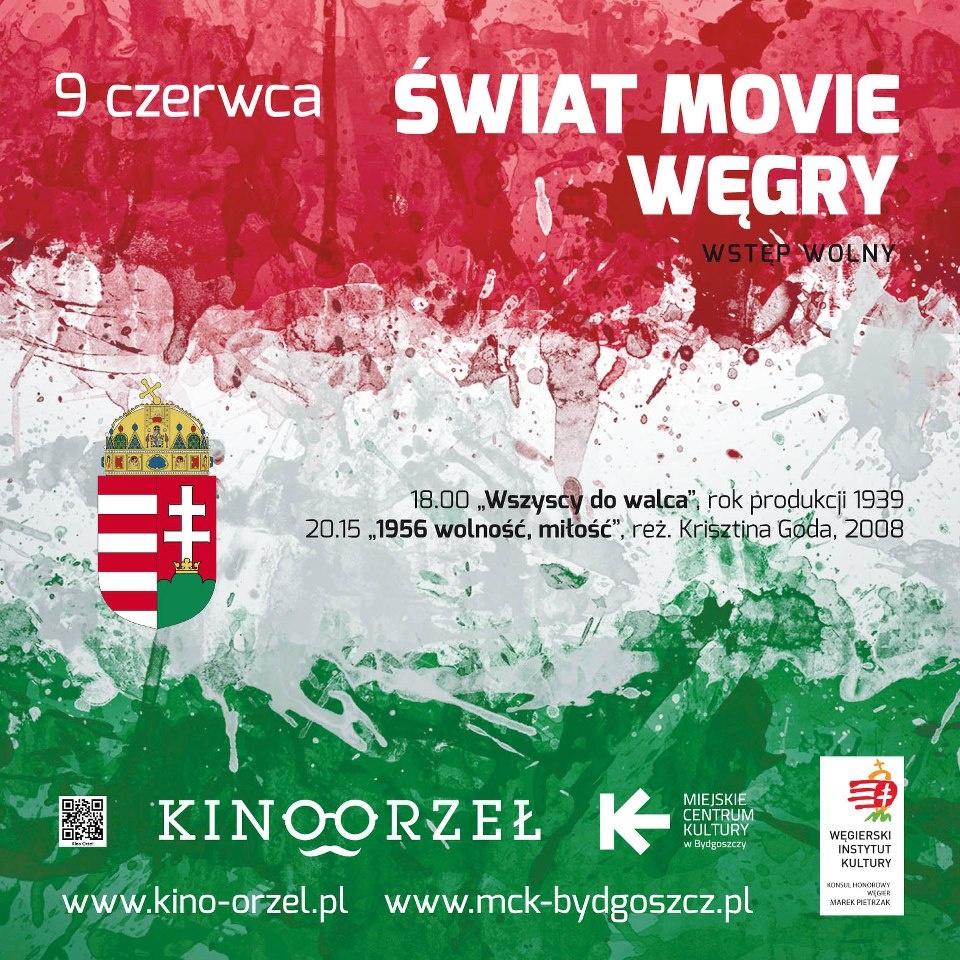 "Świat Movie - Węgry", pierwszym pomostem kulturalnym we współpracy węgiersko-bydgoskiej będzie kinematografia.