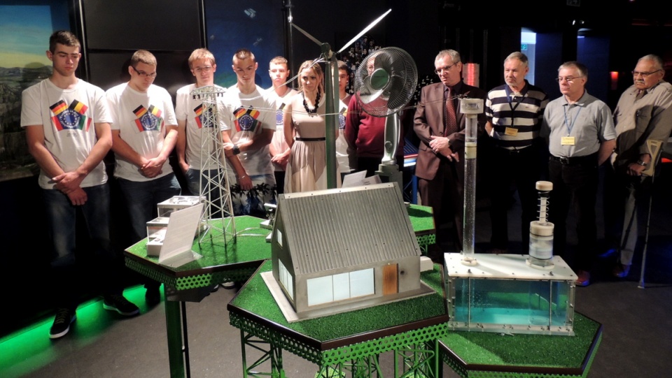 Silnik Stirlinga to nowy interaktywny model w Geodium Planetarium w Toruniu. Fot. Michał Zaręba.