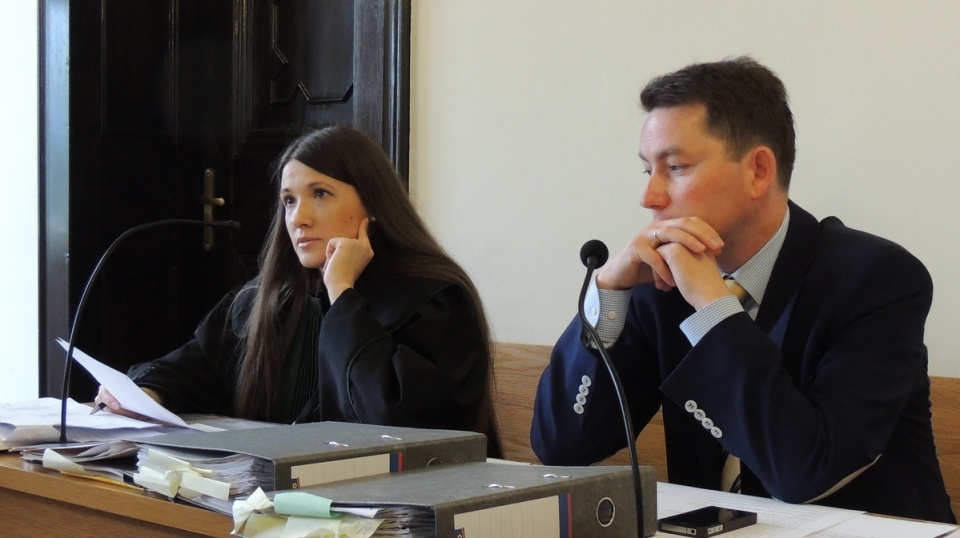 Radny Tomasz Rega, przeciwko któremu toczy się proces o zniesławienie.