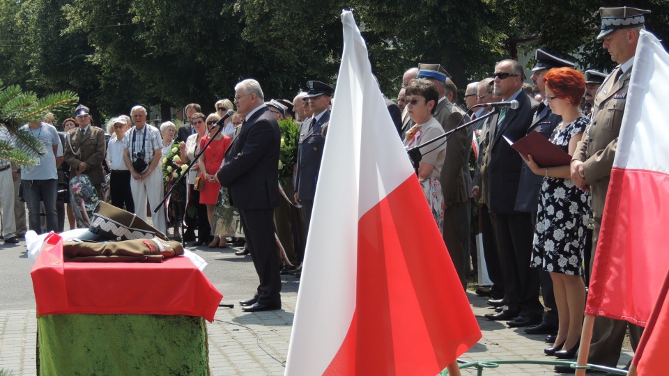 Mieszkańcy Parchania uczcili pamięć generała Władysława Sikorskiego. Fot. Adriana Andrzejewska